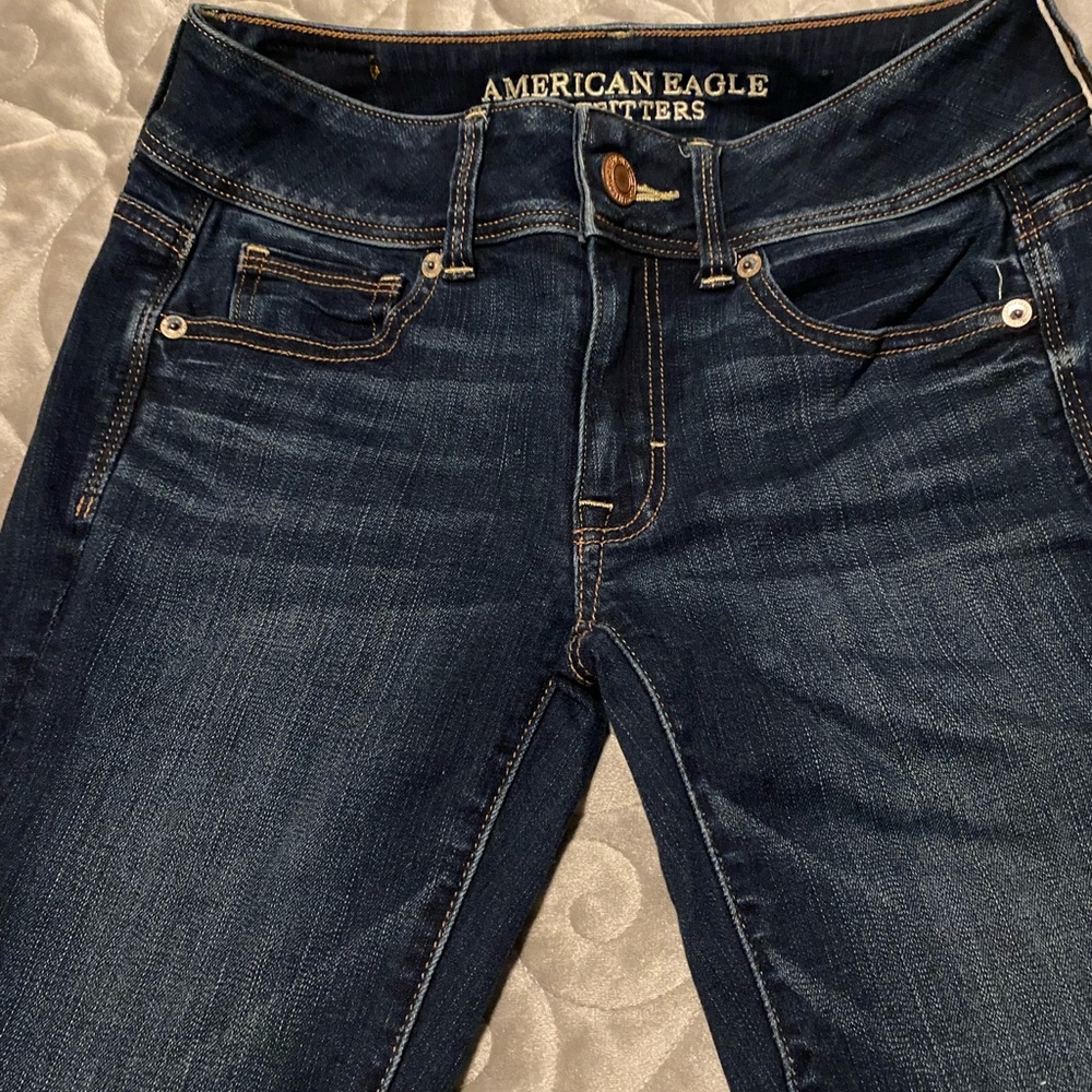 American Eagle super stretch kick boot jeans
